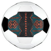 Onafhankelijk en trots. voetbal (Gedraaid)