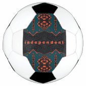 Onafhankelijk en trots. voetbal (Voorkant)