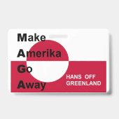 Onafhankelijk Groenland Badge (Achterkant)
