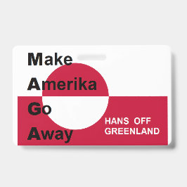 Onafhankelijk Groenland Badge
