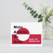 Onafhankelijk Groenland Briefkaart (Staand voorkant)