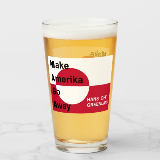 Onafhankelijk Groenland Glas (Voorkant gevuld)