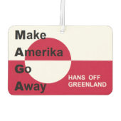 Onafhankelijk Groenland Luchtverfrisser (Achterkant)