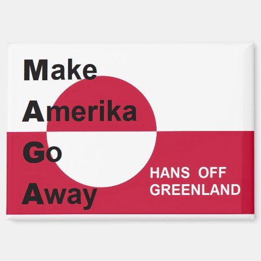 Onafhankelijk Groenland Magneet (Voorkant)