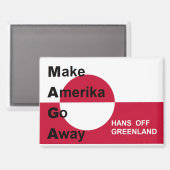 Onafhankelijk Groenland Magneet (Voorkant / Achterkant)
