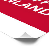 Onafhankelijk Groenland Perfect Poster (Hoek)