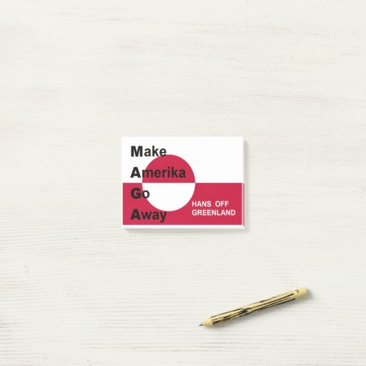 Onafhankelijk Groenland Post-it® Notes (Op bureau)