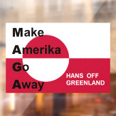Onafhankelijk Groenland Raamsticker (Vel 2)