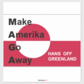 Onafhankelijk Groenland Sticker (Vel)