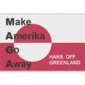 Onafhankelijk Groenland Sticker (Voorkant)