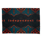 Onafhankelijk in Oranje en groen Kussensloop (Voorkant-Links)