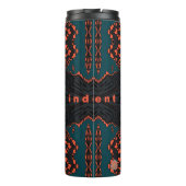 Onafhankelijk in Oranje en groen Thermosbeker (Achterkant)