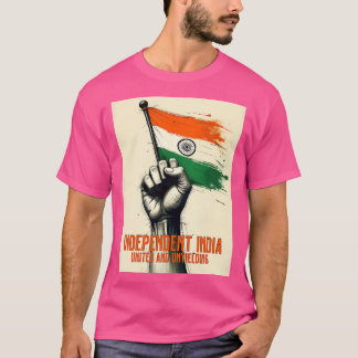 Onafhankelijk India United en onbuigzaam T-shirt