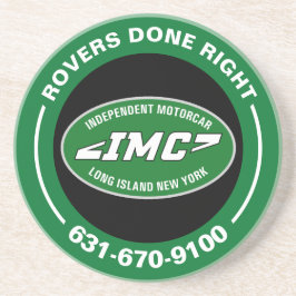 ONAFHANKELIJK MOTORCAR Sandstone-Onderzetter Zandsteen Onderzetter