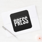 Onafhankelijk persidentificatiescherm vierkante sticker (Envelop)