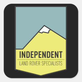 ONAFHANKELIJK VIERKANTE STICKER