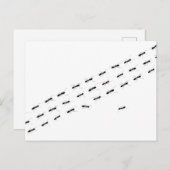 Onafhankelijke Ants Briefkaart (Voorkant / Achterkant)