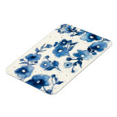 Onafhankelijke blauwe bloemen magneet (Linkerzijde)