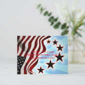 ONAFHANKELIJKE DAG HAIKU BRIEFKAART (Staand voorkant)