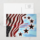 ONAFHANKELIJKE DAG HAIKU BRIEFKAART (Voorkant / Achterkant)