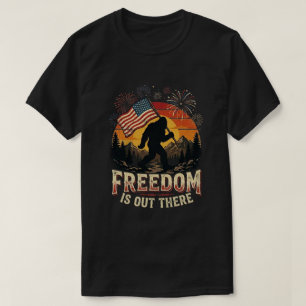 Onafhankelijke dag vrijheid: Bigfoot Patriottische T-shirt