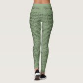 Onafhankelijke Dames ~ Verklaar je onafhankelijkhe Leggings (Achterkant)