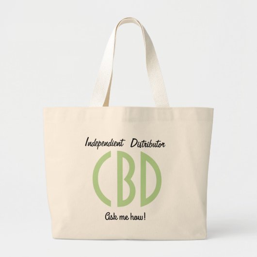 onafhankelijke distributeur CBD-canvas tas (Voorkant)
