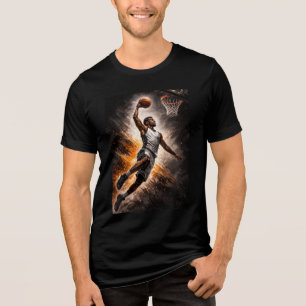 Onafhankelijke Elevatie – Basketbal Power Dunk Shi Tri-Blend Shirt