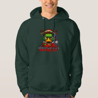 Onafhankelijke en feestelijke AF - Grappige Kerst Hoodie