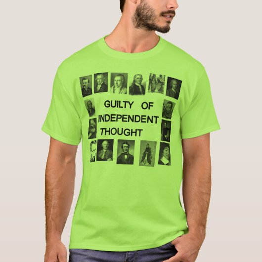 Onafhankelijke gedachte t-shirt (Voorkant)