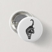Onafhankelijke katten flair ronde button 3,2 cm (Voorkant /achterkant)