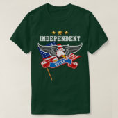Onafhankelijke kiezer met Bald Eagle en American F T-shirt (Design voorkant)