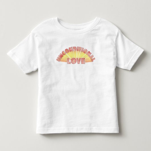 Onafhankelijke liefde kids t-shirt (Voorkant)