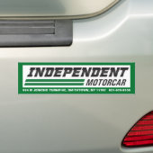 ONAFHANKELIJKE MOTORCAR Bumpersticker (Op auto)