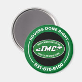 ONAFHANKELIJKE MOTORCAR Cirkelmagneet Magneet (Voorkant / Achterkant)