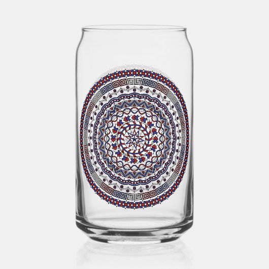 Onafhankelijke Onafhankelijkheidsdag Blikvorm Glas (Voorkant)