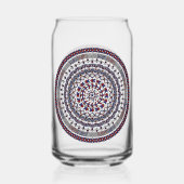 Onafhankelijke Onafhankelijkheidsdag Blikvorm Glas (Achterkant)