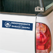 Onafhankelijke personen voor Obama-Bumpersticker Bumpersticker (Op Truck)