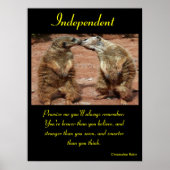 Onafhankelijke Posters Dier 4 (Voorkant)