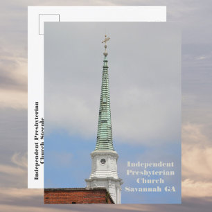 Onafhankelijke Presbyteriaanse Kerk Toren Savannah Briefkaart