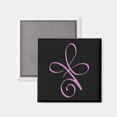 Onafhankelijke Roze Liefde Magneet (Voorkant / Achterkant)