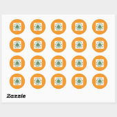 Onafhankelijke stickerdag ronde sticker (Vel)