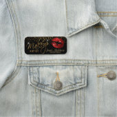 Onafhankelijke vertegenwoordiger - Red Lips Naamplaatje (In situ)