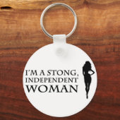 Onafhankelijke vrouwelijke sleutelhanger 1 (Voorkant)