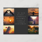 Onafhankelijke vrouwendag: moed in bloei briefkaart (Voorkant)