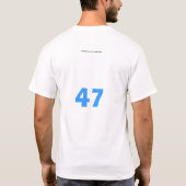 onafhankelijkheid 47 t-shirt (Achterkant)