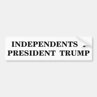 Onafhankelijkheid 4 President Trump Bumpersticker