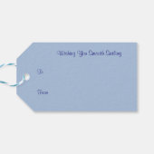 Onafhankelijkheid bij Cozumel Cadeaulabel (Achterkant Horizontaal)