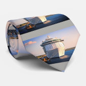 Onafhankelijkheid bij Cozumel Stripe Stropdas (Opgerold)