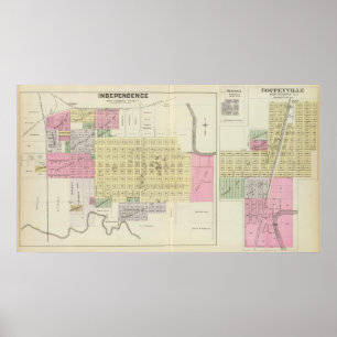 Onafhankelijkheid, Coffeyville en Havana, Kansas Poster